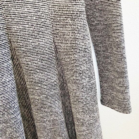 Dolan Left Coast Sweater Dress Gray Knit Long Sleeve Fit and Flare Cozy Medium - Picture 7 of 12